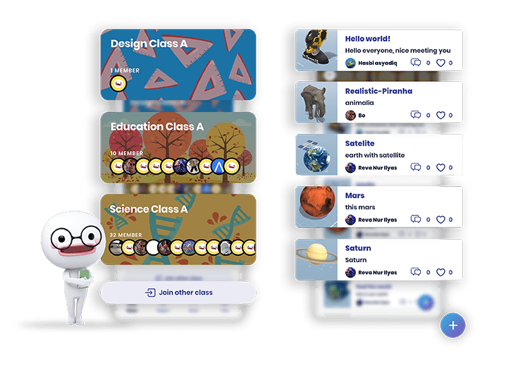 Virtual classrooms on Assemblr EDU